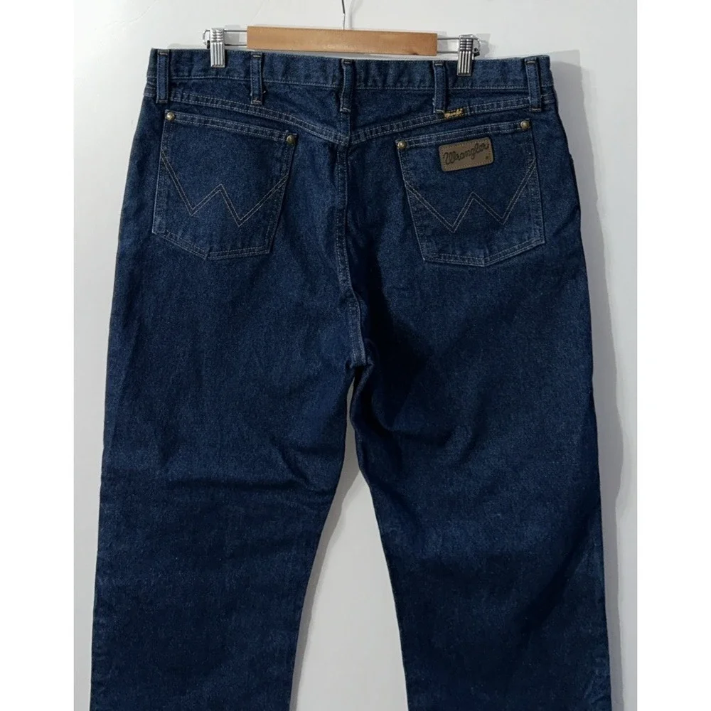 Mens WRANGLER 47MWZ PREMIUM PERFORMANCE COWBOY CUT‎ REGULAR FIT JEANS Sz 38